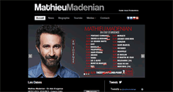 Desktop Screenshot of mathieumadenian.com