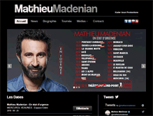 Tablet Screenshot of mathieumadenian.com